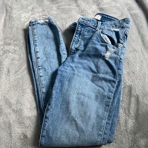 Abercrombie & Fitch super skinny ankle high-rise jeans